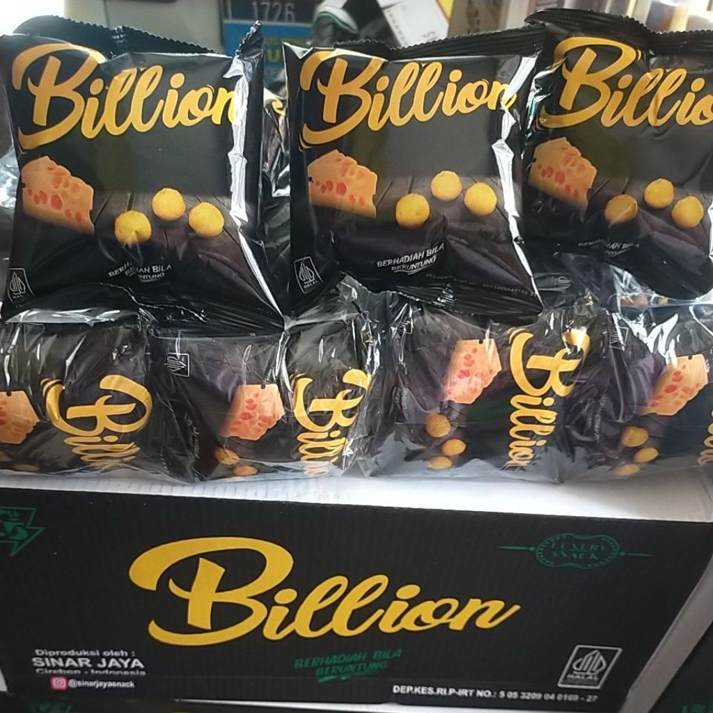 SNACK * BILLION  ( isi 10 bungkus) * Berhadiah Bila Beruntung *   (Promo)