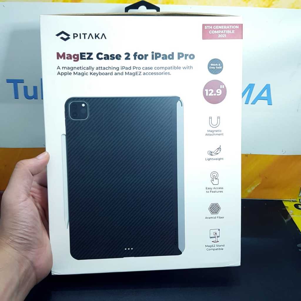 Pitaka Magez Case2 for Ipad pro 12,9" Gen 5 2021