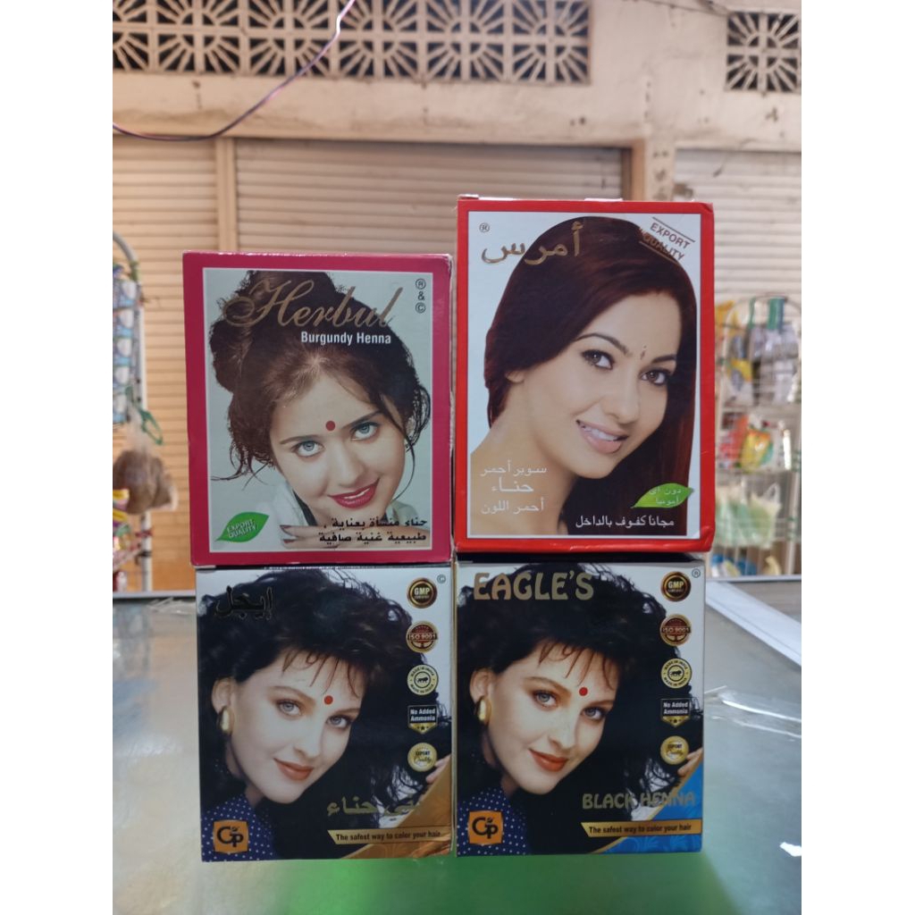 Eagles henna rambut || pewarna rambut