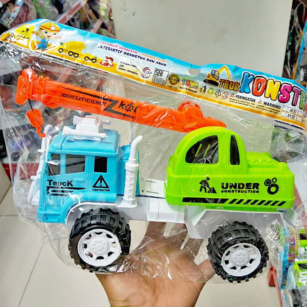 Mainan Mobil Truk Kontruksi Crane - Truk Crane - Mainan Mobil Truk Murah