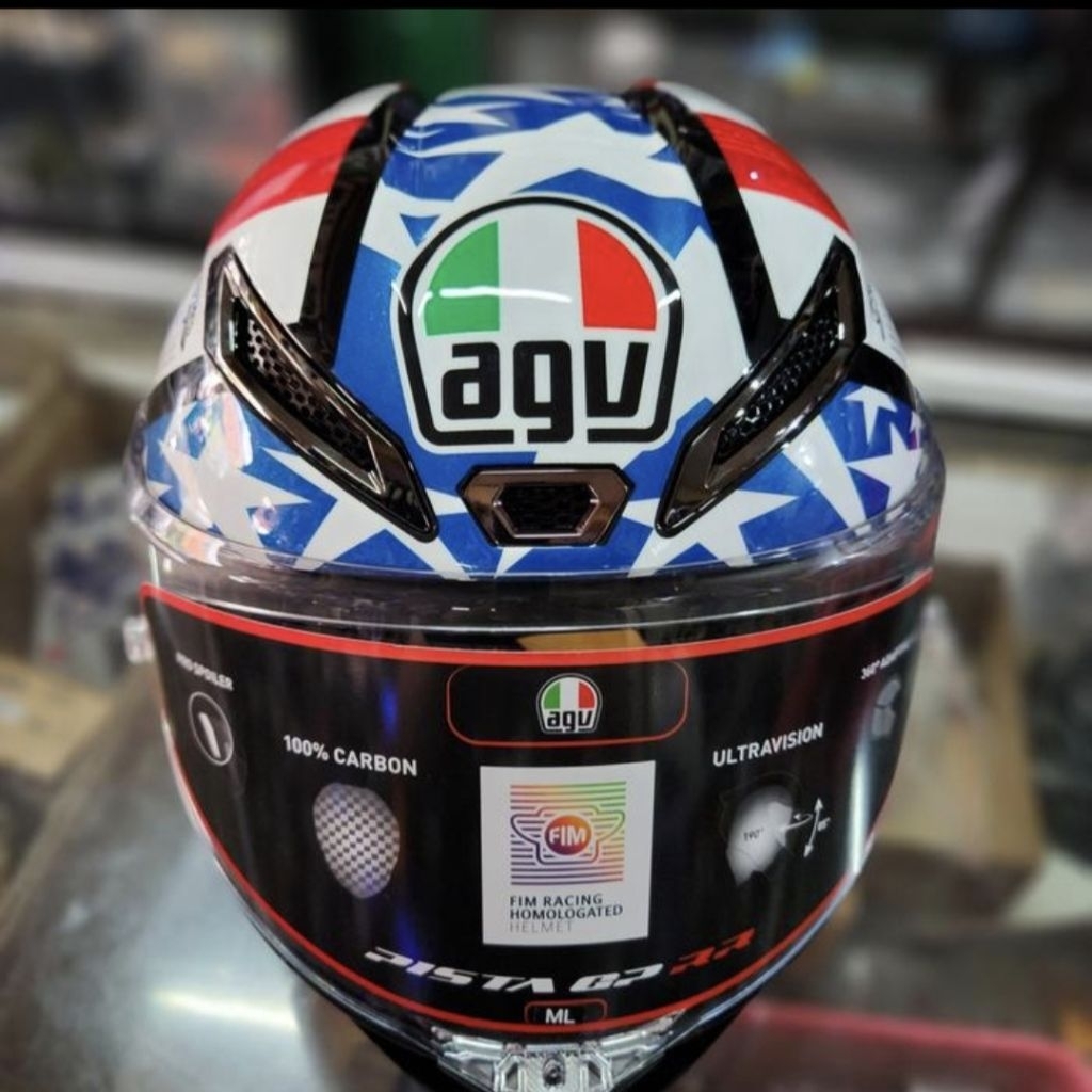 HELM AGV PISTA GPRR GP RR MIR AMERICA 2021