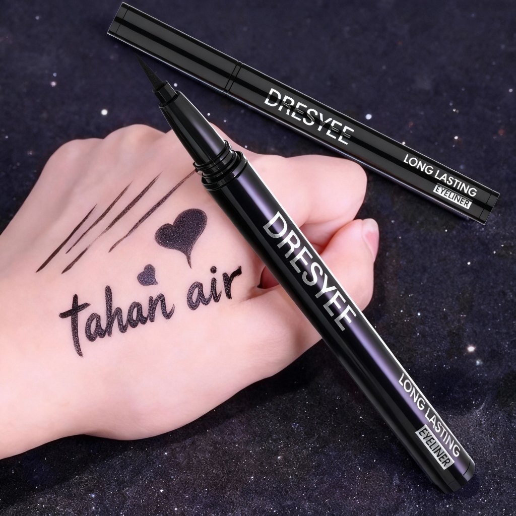 Dresyee Dnm Waterproof Eyeliner Dan Mascara Anti Keringat