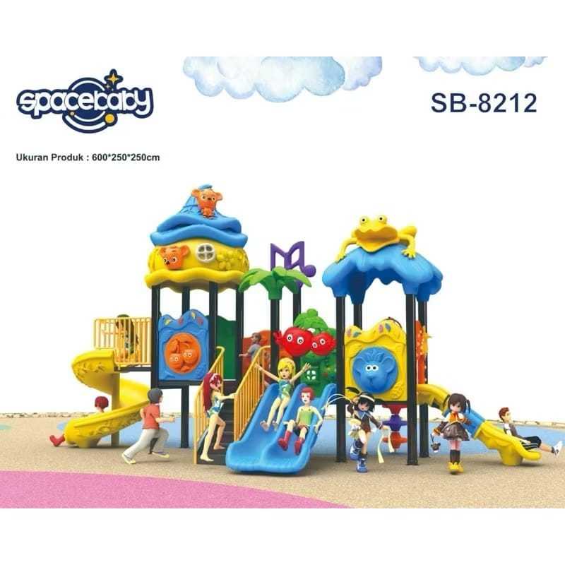 Outdoor Playground Perosotan Besar Taman Bermain Anak Playground Outdoor Mainan Anak Perosotan Besar