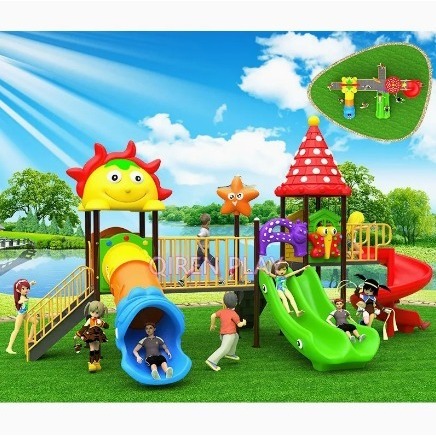 Outdoor Playground Perosotan Besar Taman Bermain Anak Playground Outdoor Mainan Anak Perosotan Besar