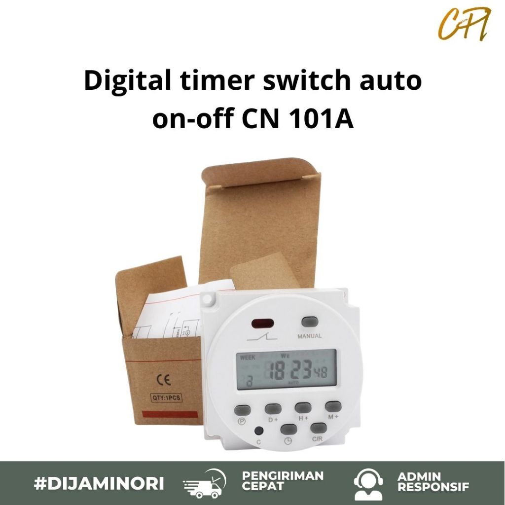 DIGITAL TIMER AUTO SWITCH ON/OFF CN101A LAMPU DAN LAINNYA
