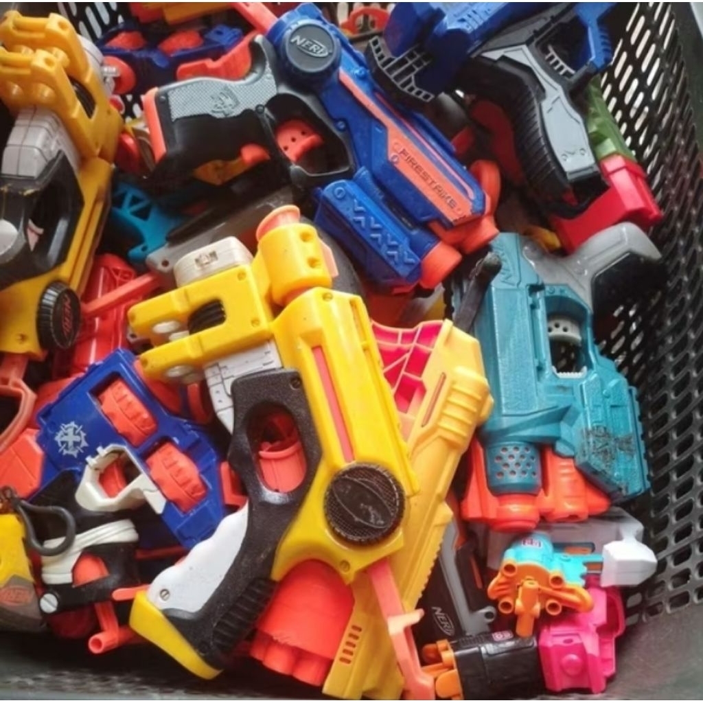 (Service A.02) Mainan Tembakan NERF (Tidak berfungsi/Rusak) Baca Deskripsi