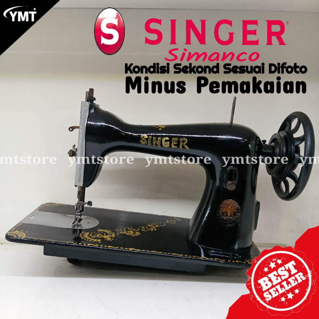 Mesin Jahit Klasik Merek Singer Simanco Bekas Kondisi Sesuai Di Foto
