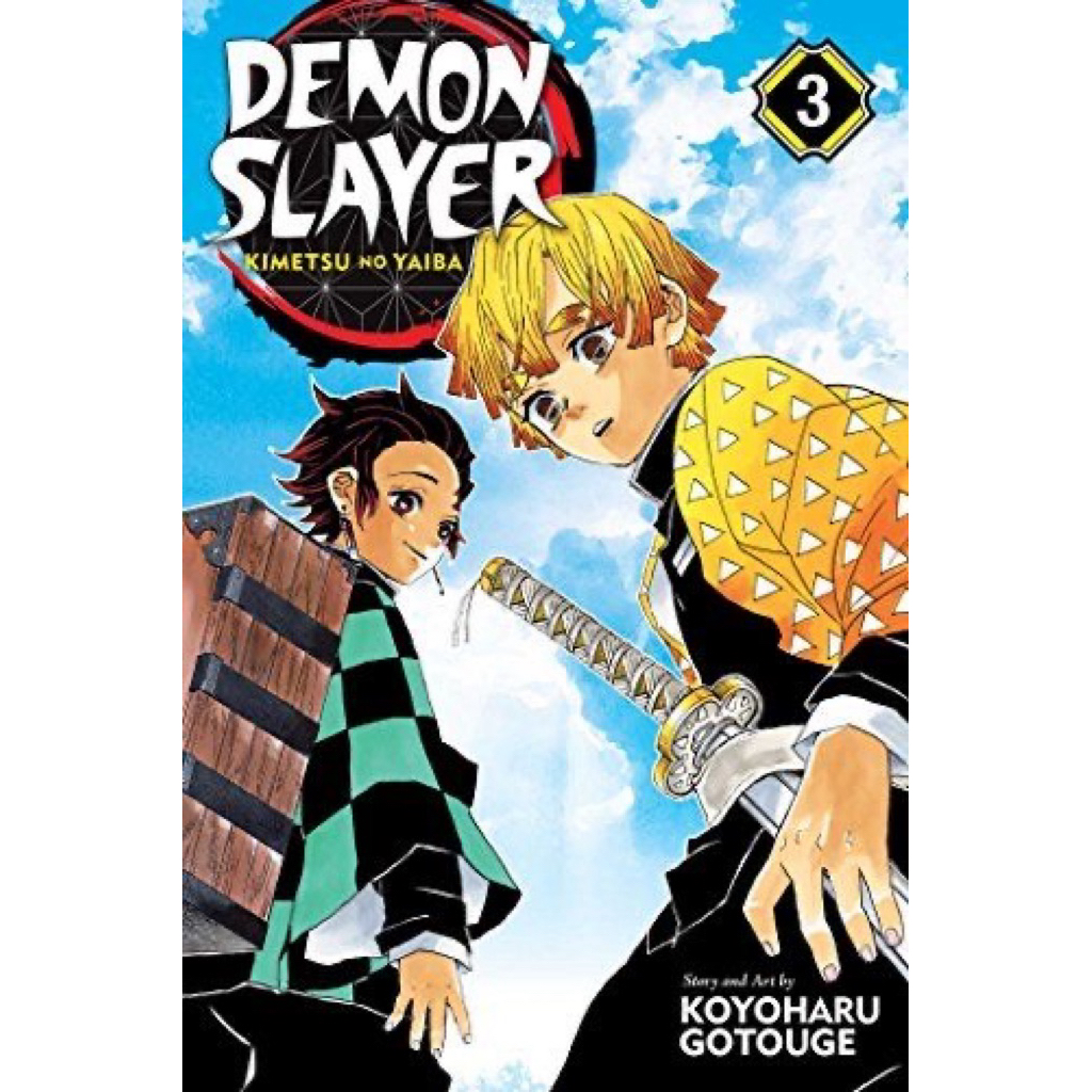 Manga Komik - Demon Slayer (Kimetsu No Yaiba) Vol 3 Preloved Ori Gramedia