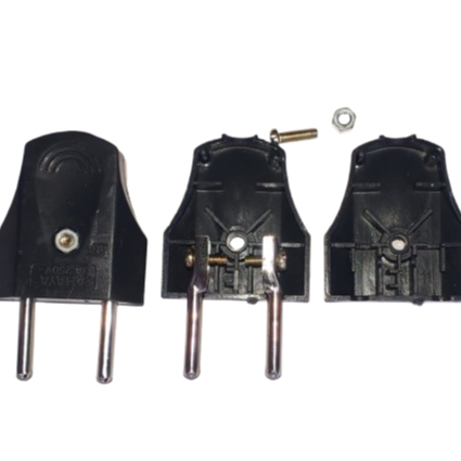 Steker Gepeng Listrik CAHAYA/Steker Gepeng Hitam Colokan Listrik/Colokan Kabel