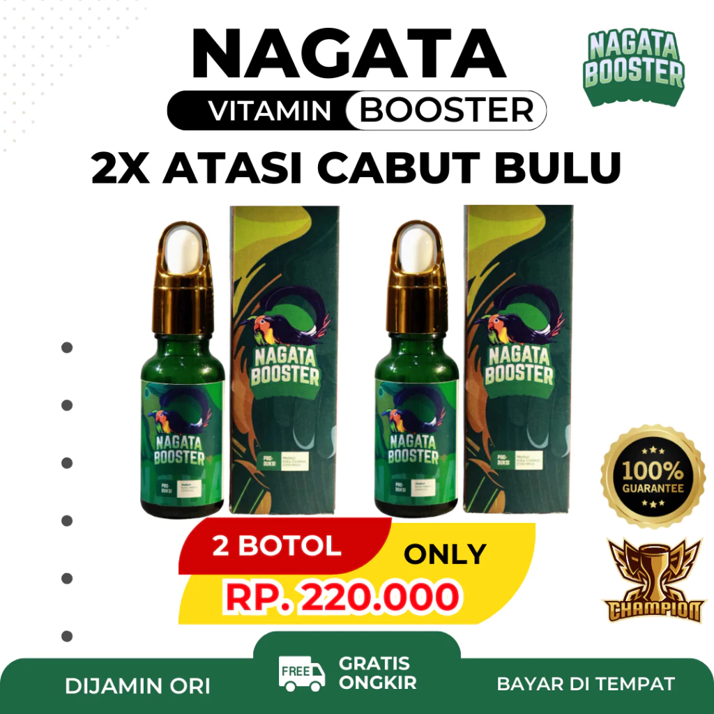 Nagata Booster Vitamin Burung Tuntaskan Mabung, Macet Bunyi dan Permasalaha Kicau / Vitamin Burung N