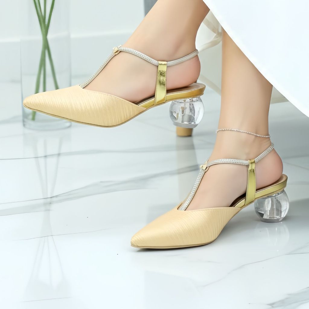 Bulubiru -Heels Wanita 5cm/ Sandal Heels Wanita  / Heels Wisuda