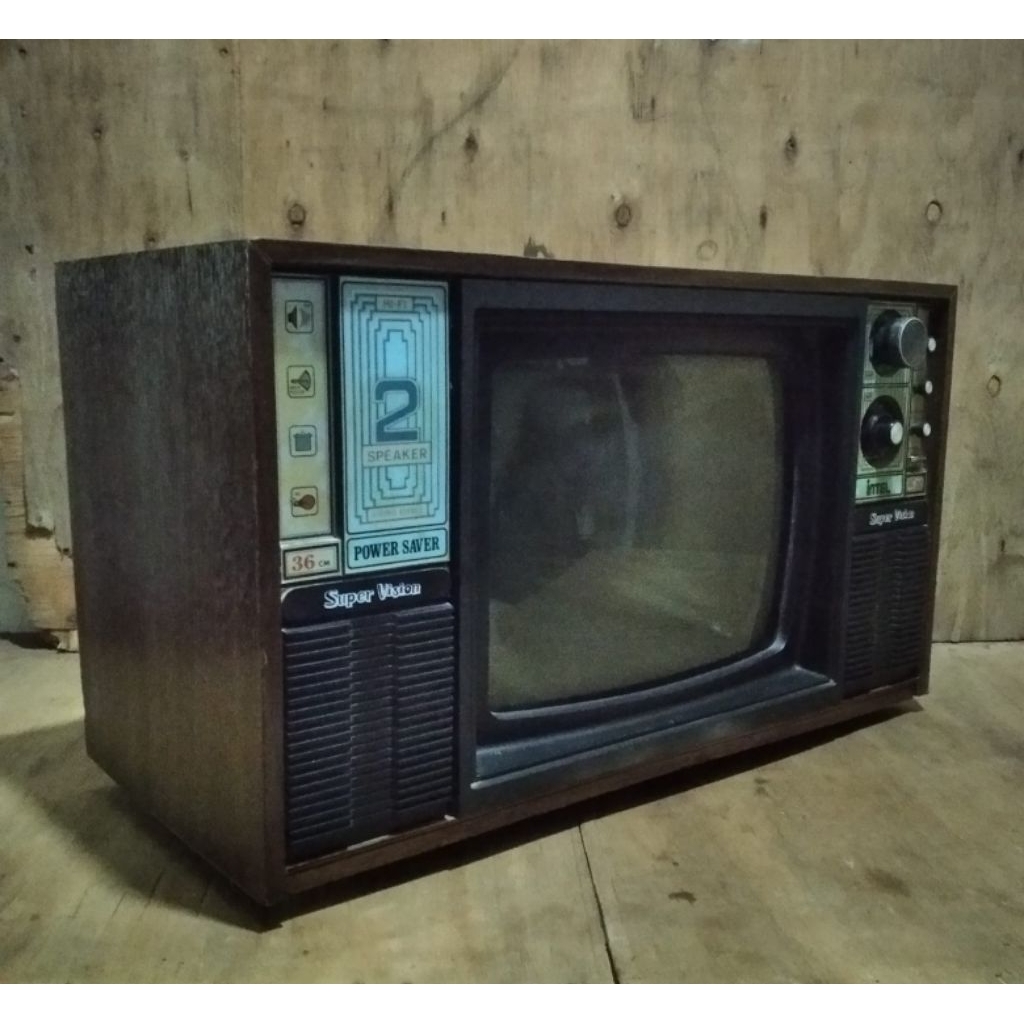 Tv televisi Merk Intel jadul vintage antik lawas kuno
