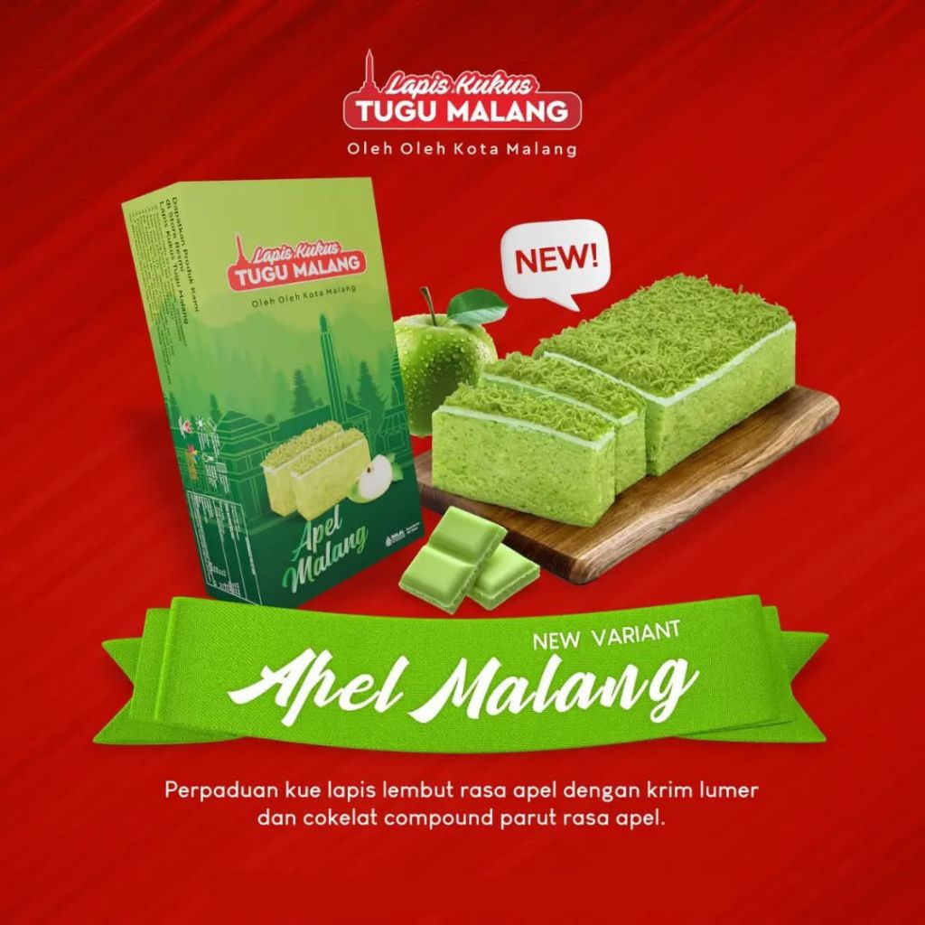 Lapis Kukus Tugu Malang Apel Malang