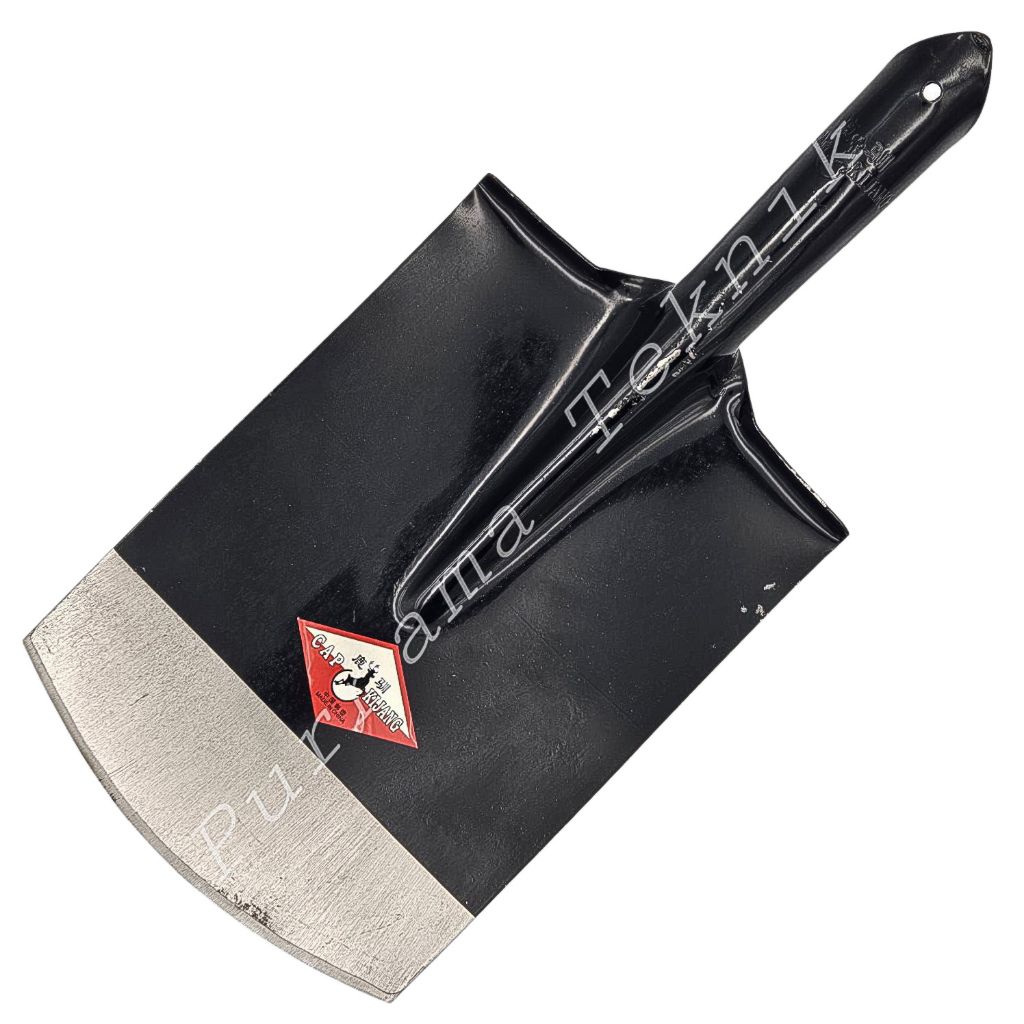 Spadan Sekop Tanah Cap Kijang Asli – Tebal, Kuat, Anti Karat, Ujung Tajam Siap Pakai