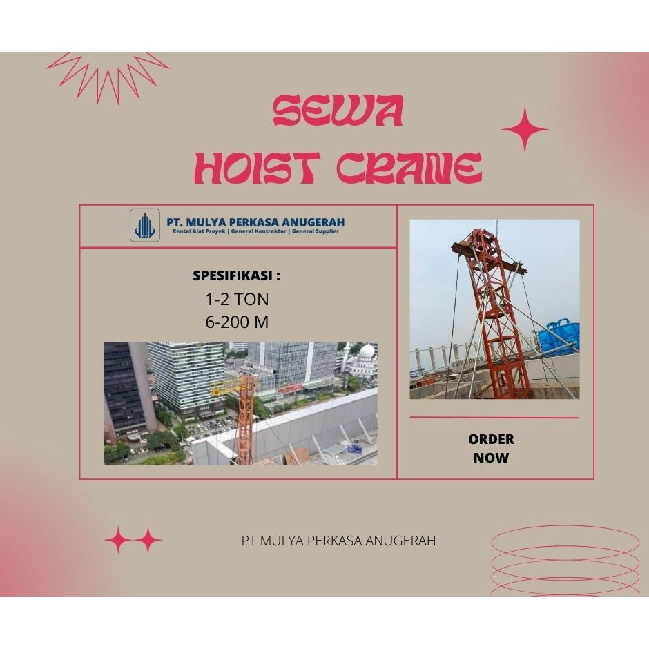 SEWA HOIST CRANE SIAK | 1–2 TON