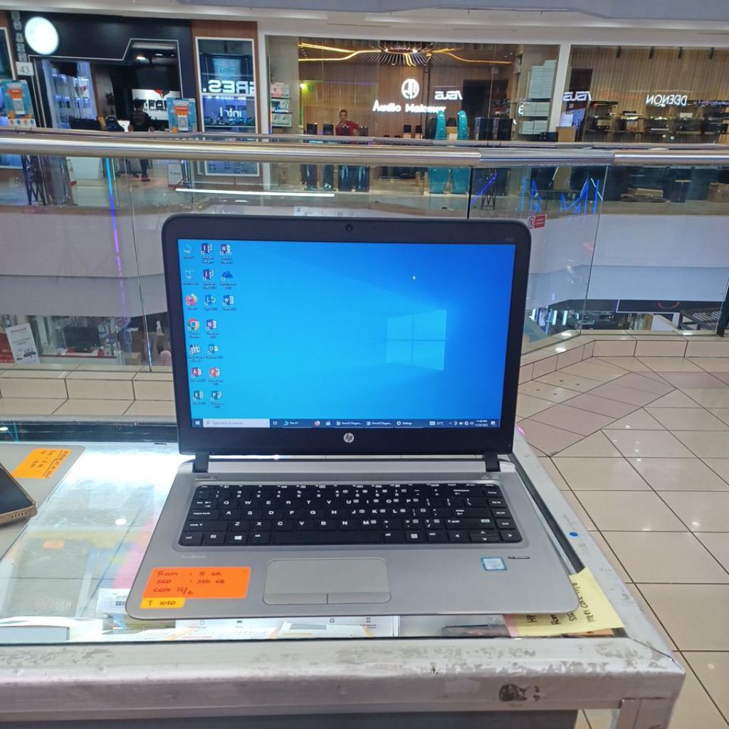 laptop hp probook 440 g3 core i5 6200U ram 8gb ssd 256gb 1055
