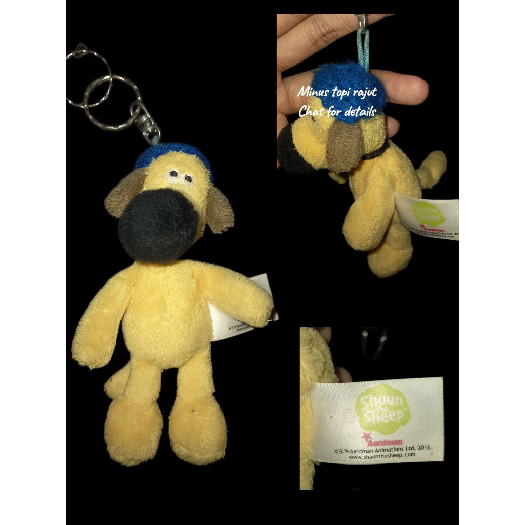 Ganci Boneka Bitzer shaun the sheep minus