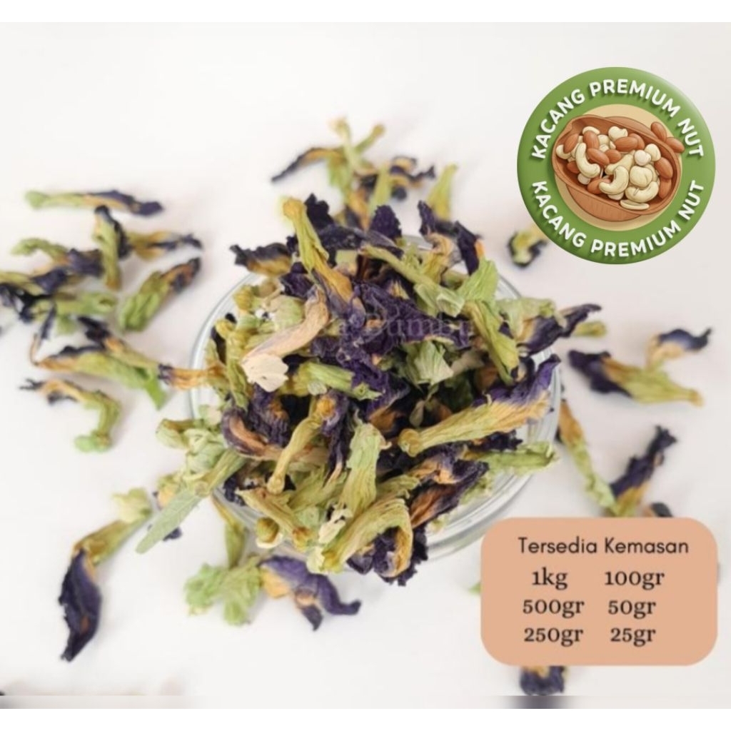 Teh bunga telang / bunga telang / teh bunga telang kering