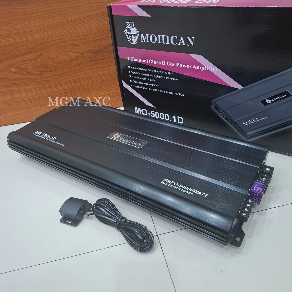 Power Monoblok Amplifier Mobil Mohican MO 5000.1D Class D 5000W RMS MONOBLOK 5000WATT