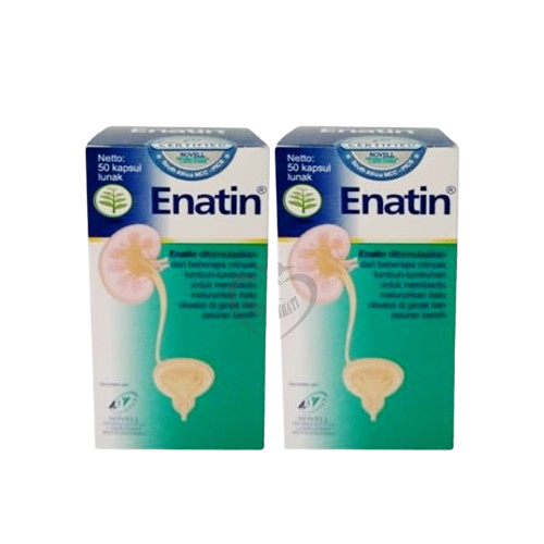 ENATIN(BOTOL) 1 BOTOL ISI @50 TABLET - MENGOBATI ATAU MENCEGAH PEMBENTUKAN BATU GINJAL DAN EMPEDU, D