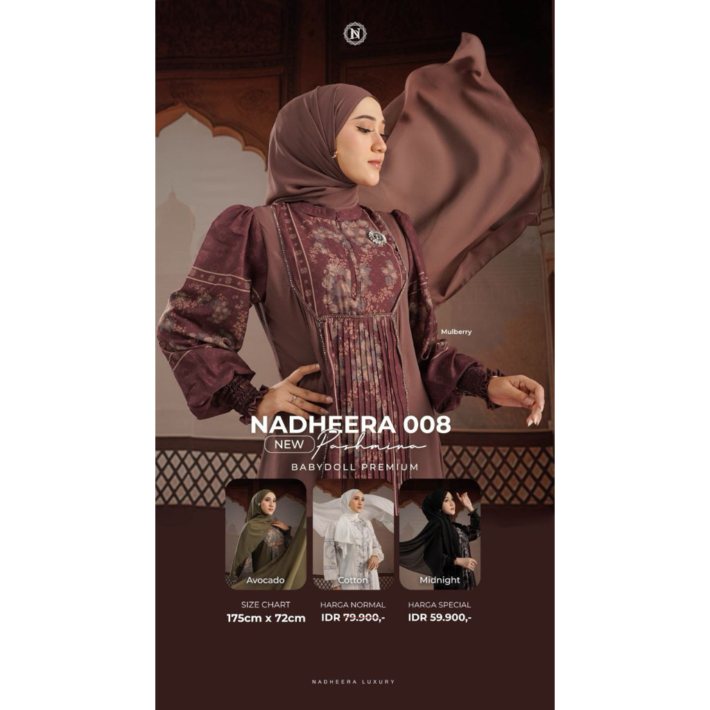NADHEERA 008 NEW PASHMINA
