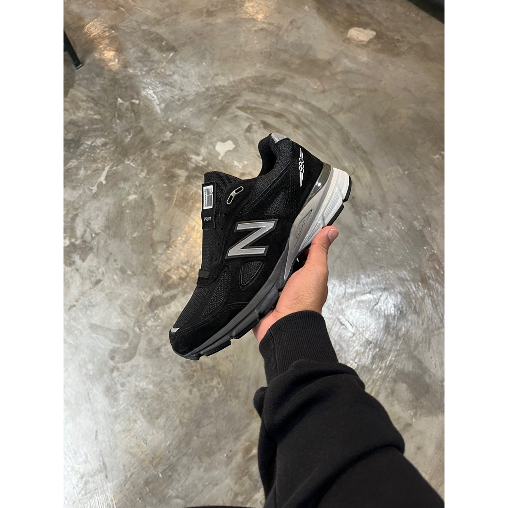 new balance 990v4 black grey original resmi