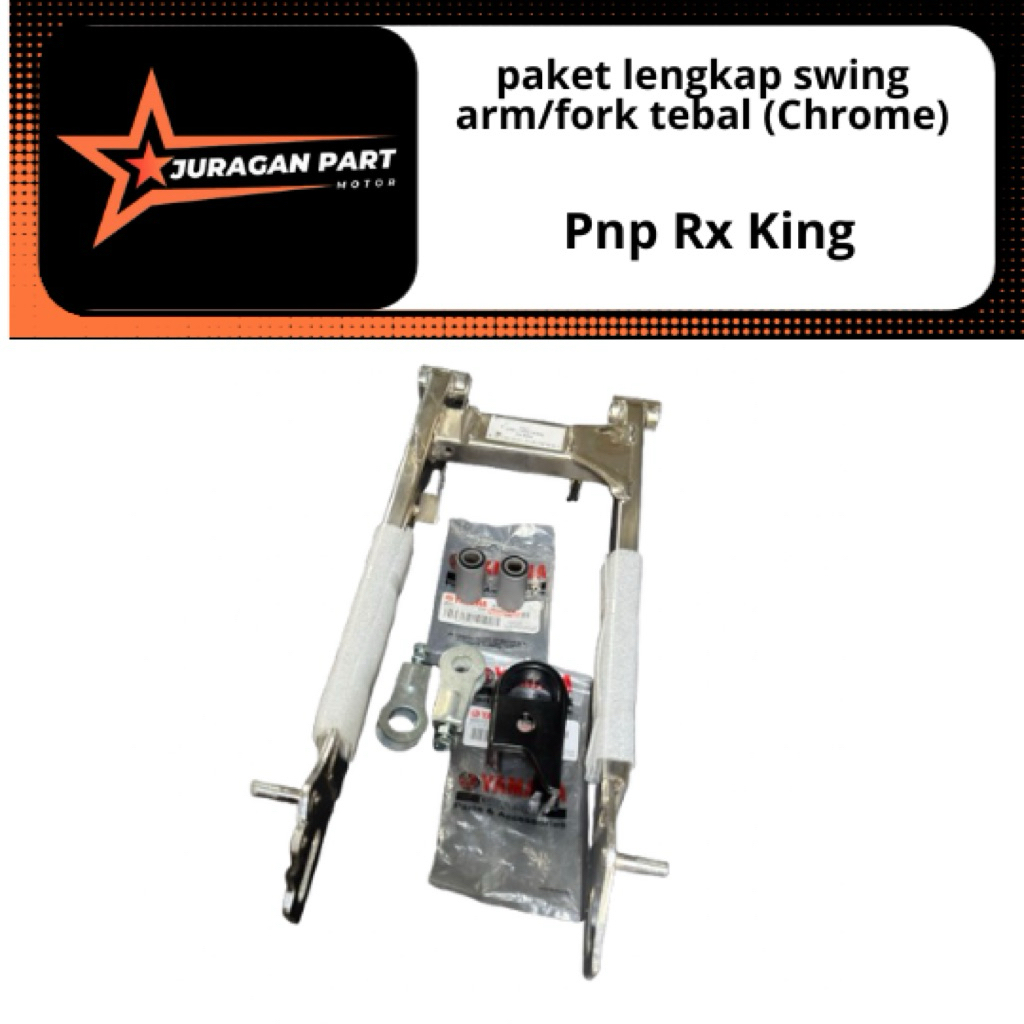 Swing Arm Rx King Chrome Tebal Full Set