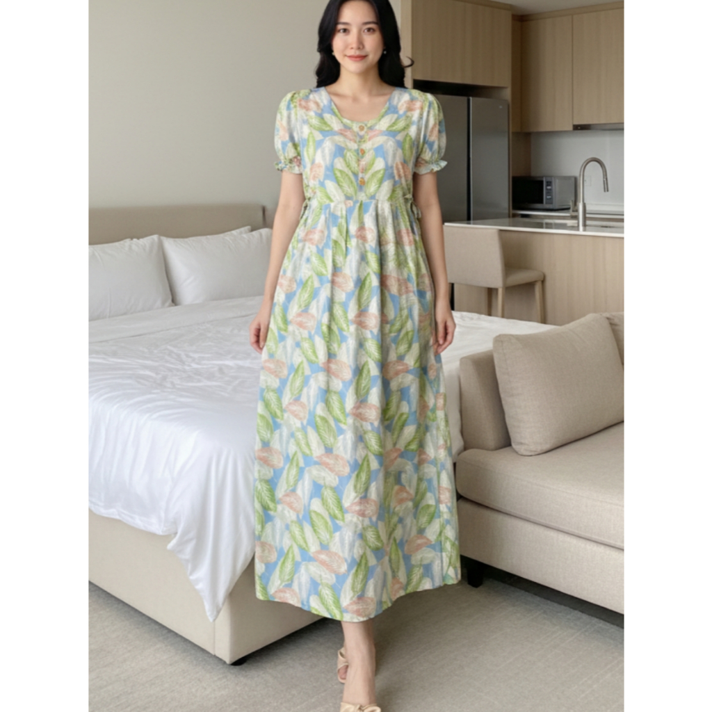 Chibi Krut Dress Daster Rayon Super Busui Bumil Friendly By Somila