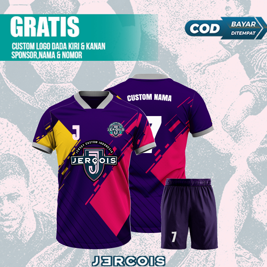 JERCOIS | CUSTOM JERSEY BOLA | CUSTOM JERSEY FUTSAL | CUSTOM JERSEY BADMINTON | CUSTOM JERSEY VOLLY 