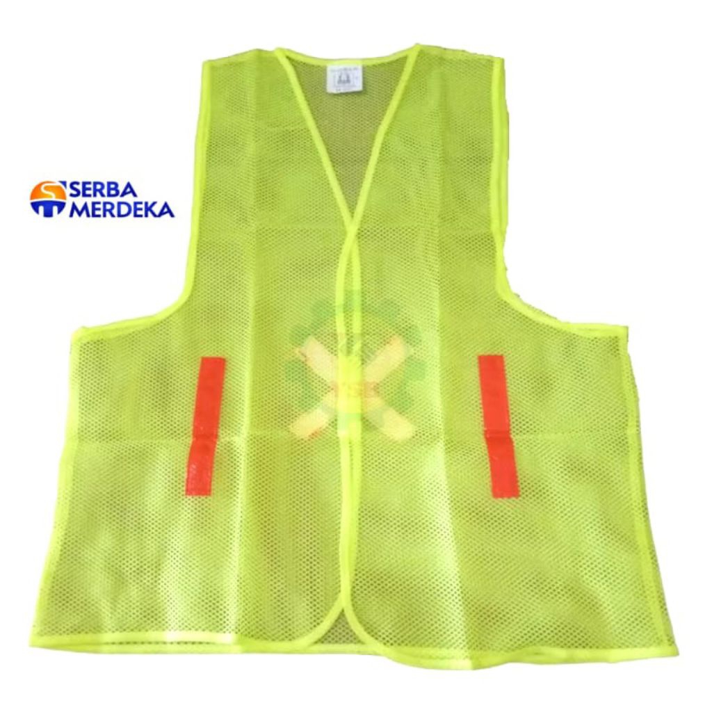 Rompi parkir / Rompi Proyek / Rompi Safety / Rompi Jaring Warna Hijau