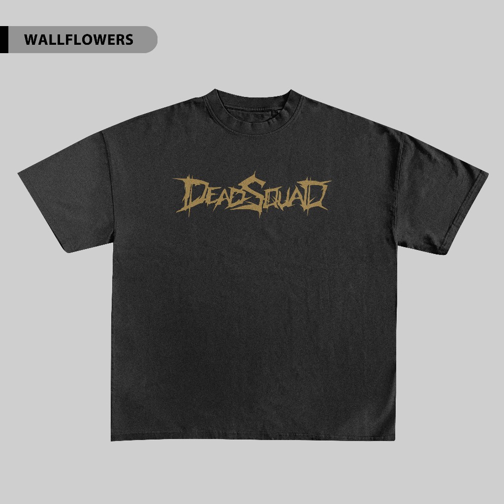 T-SHIRT DEADSQUAD TEXT LOGO | KAOS BAND | KAOS DISTRO COWOK | KAOS BAND DEADSQUAD