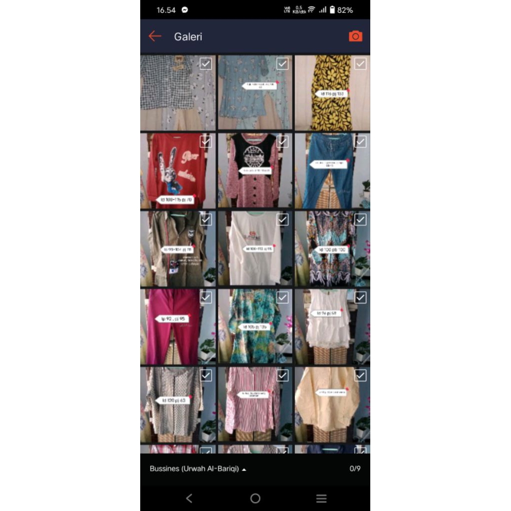 Atasan, daster dan bawahan