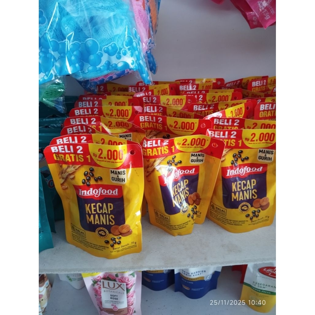 Kecap Manis Indofood 77g Kemasan 2.000 ( 1dus/karton )