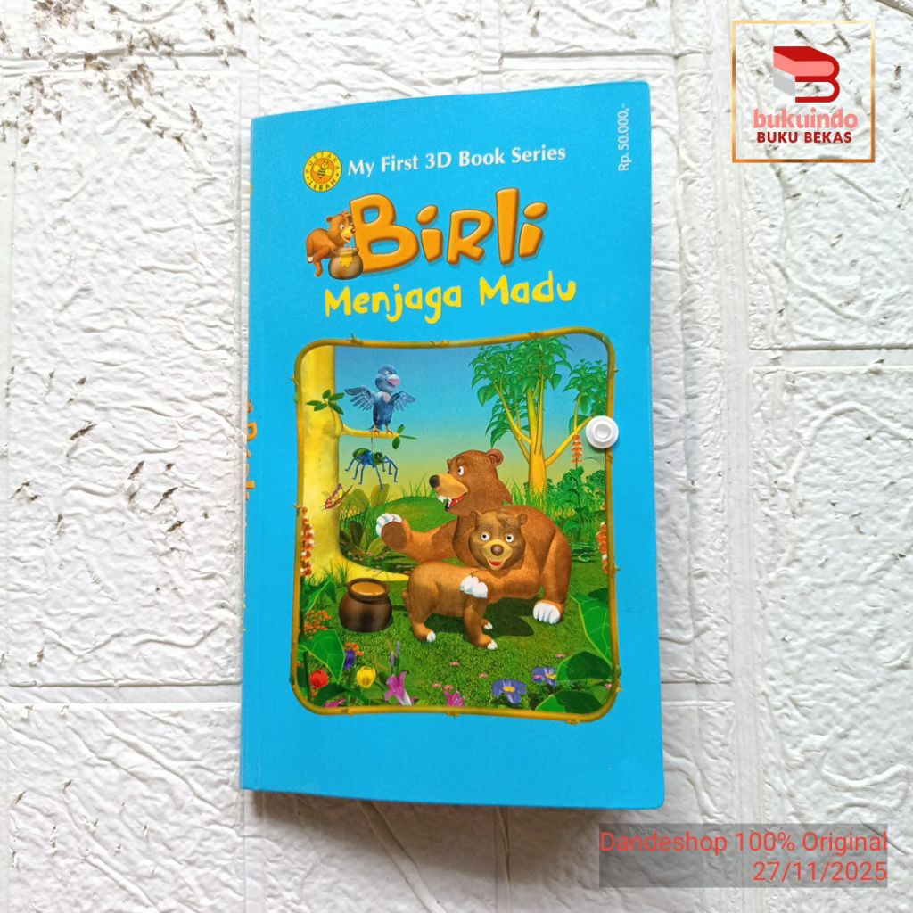 Birli Menjaga Madu - My First 3D Book Series Pustaka Lebah - Buku Cerita Anak Bergambar