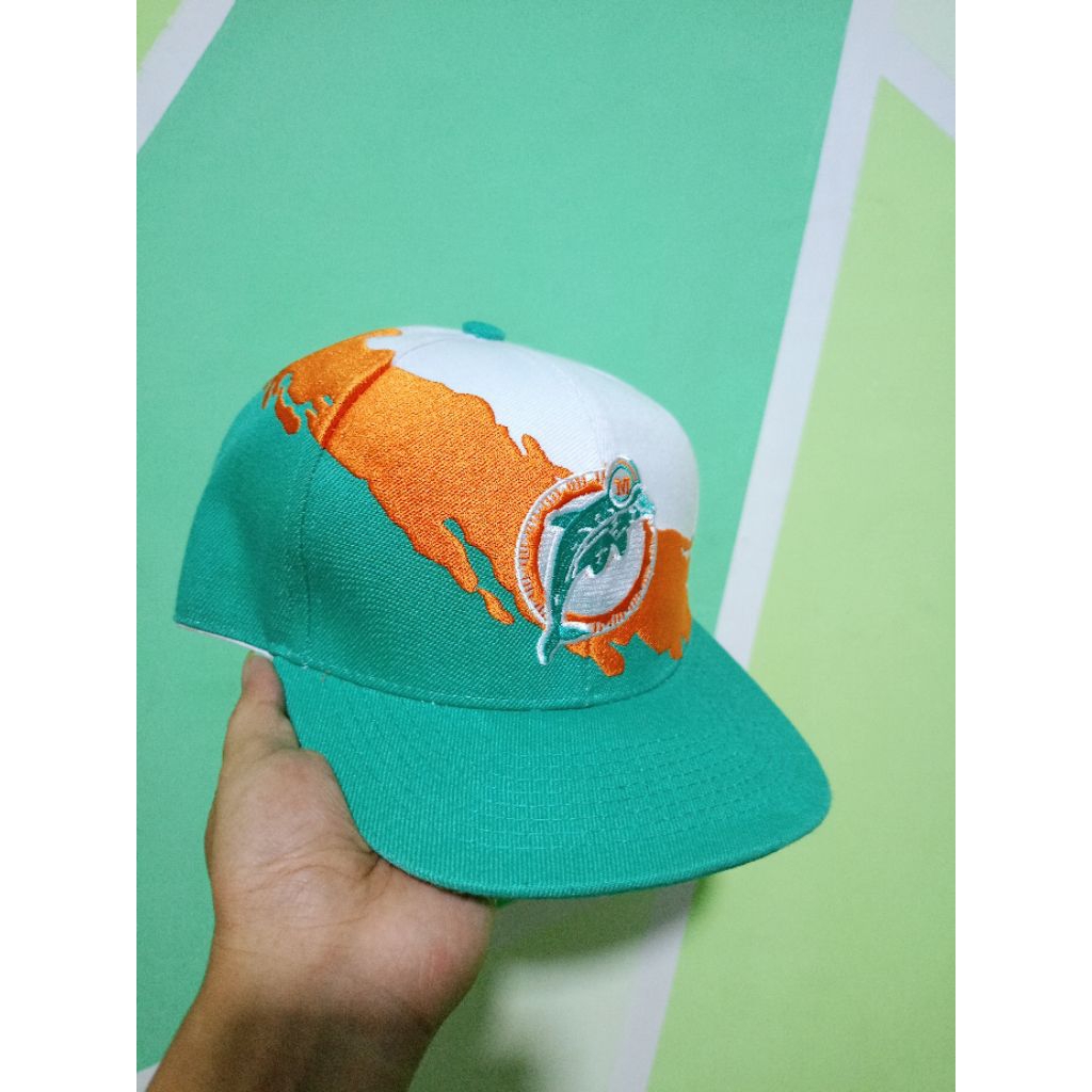 Topi Snapback Miami Dolphins Splash