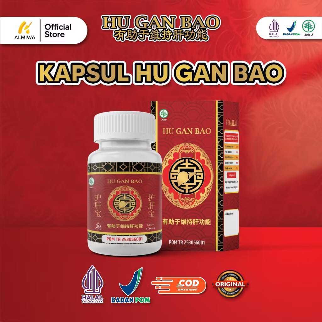 Hu Gan Bao Herbal Hati Hepatitis Sirosis Radang