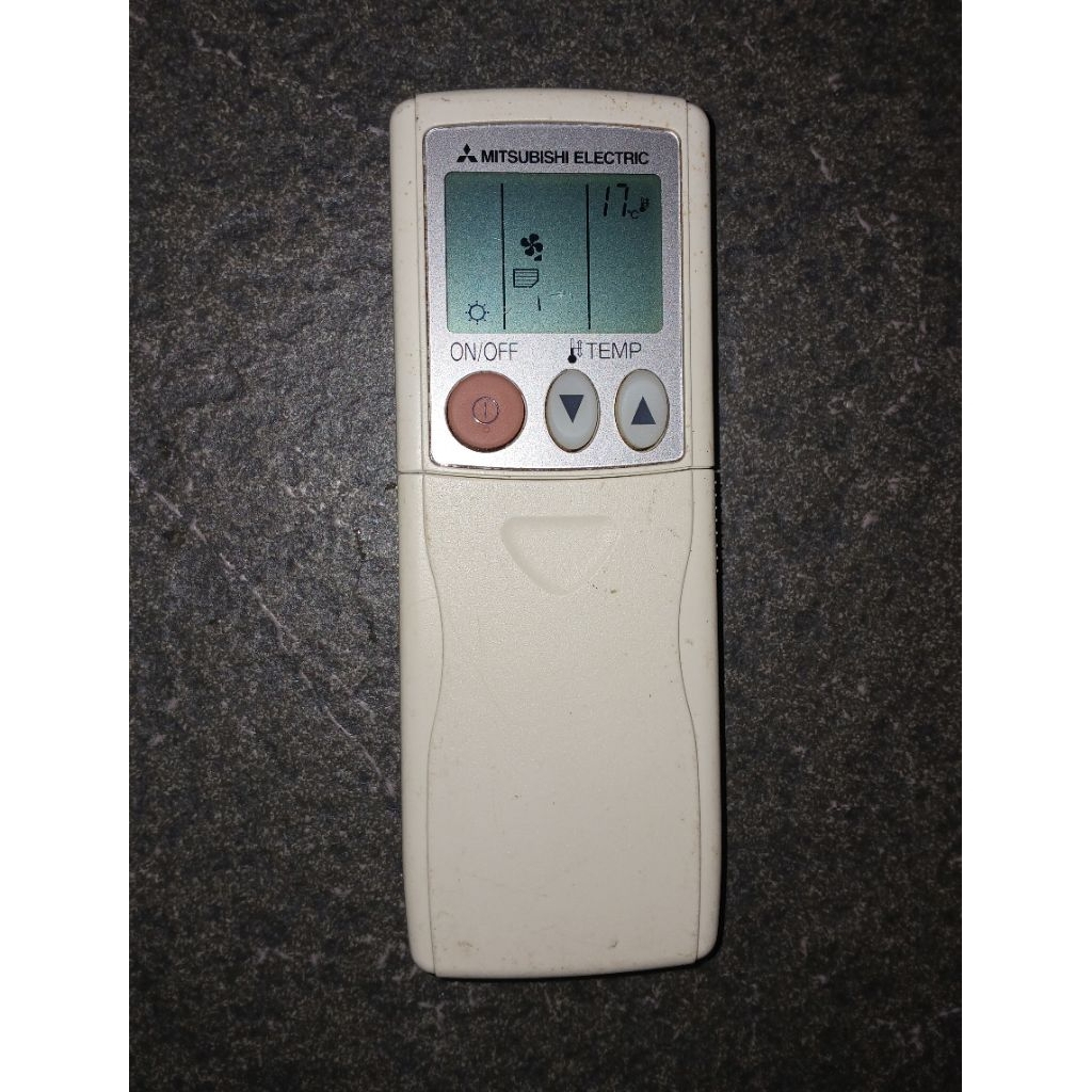REMOT AC MITSUBISHI SECOND ORIGINAL