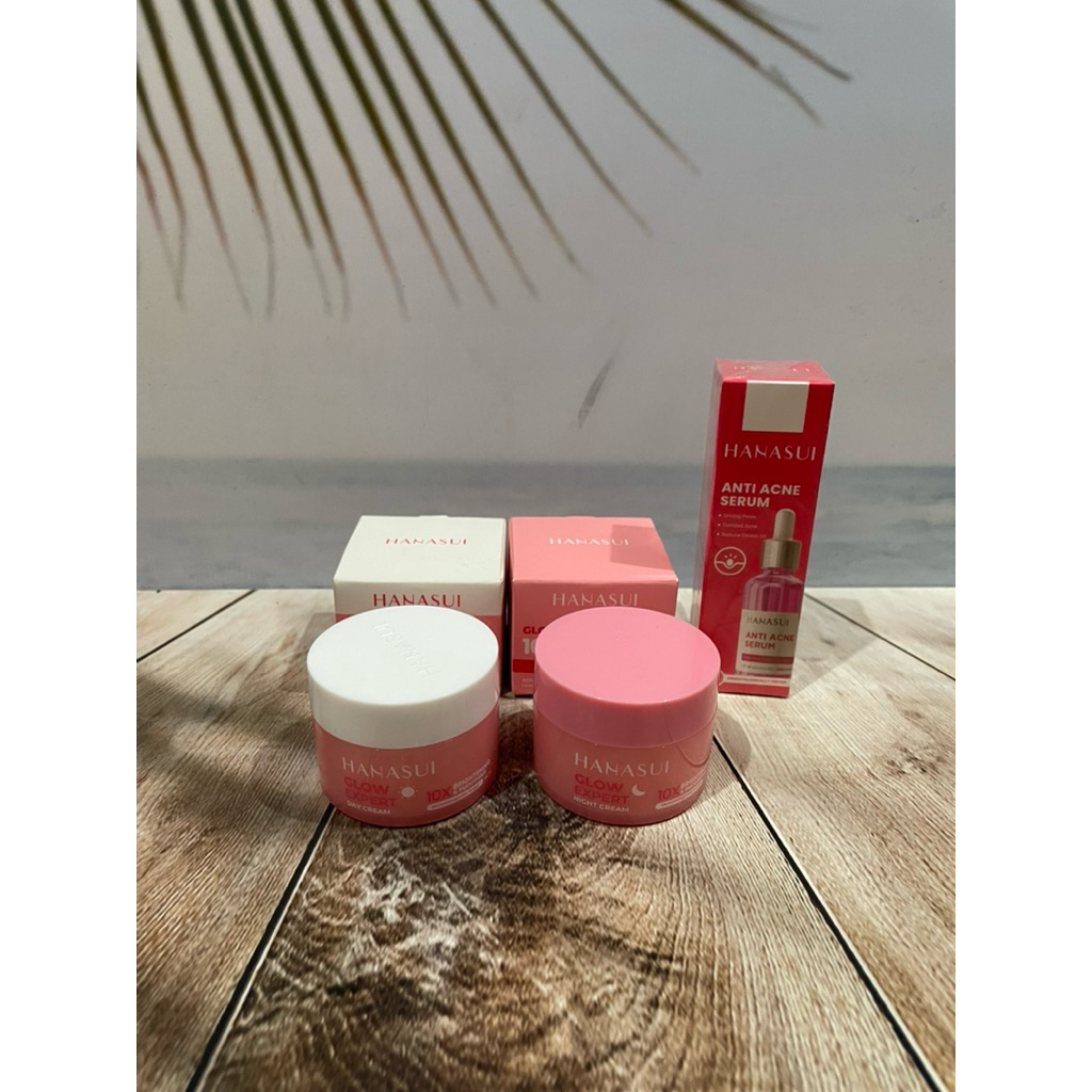 HANASUI Paket 3in1 ( Cream S*M & Serum ) Bpom