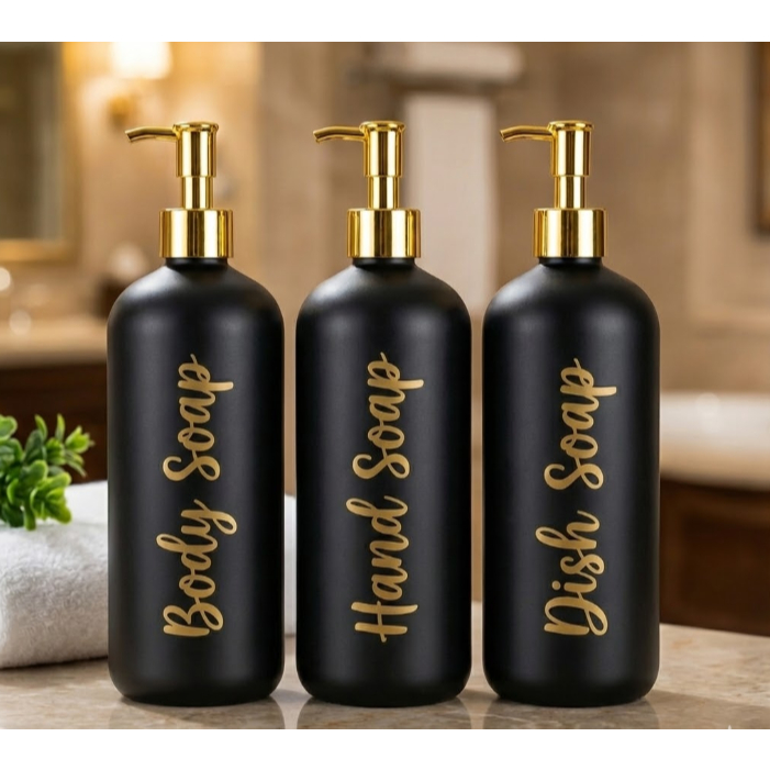 Botol Sabun Pump Estetik 500ml - Dispenser Body Soap Refill  - Dispenser Hand Soap Refill  - Dispens