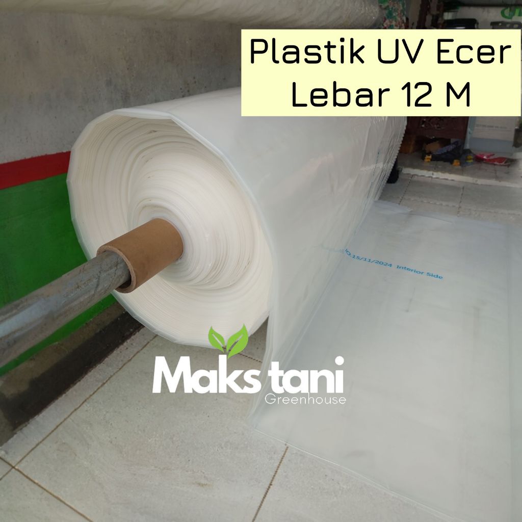 Plastik UV Ecer Lebar 12 Meter 200 Micron