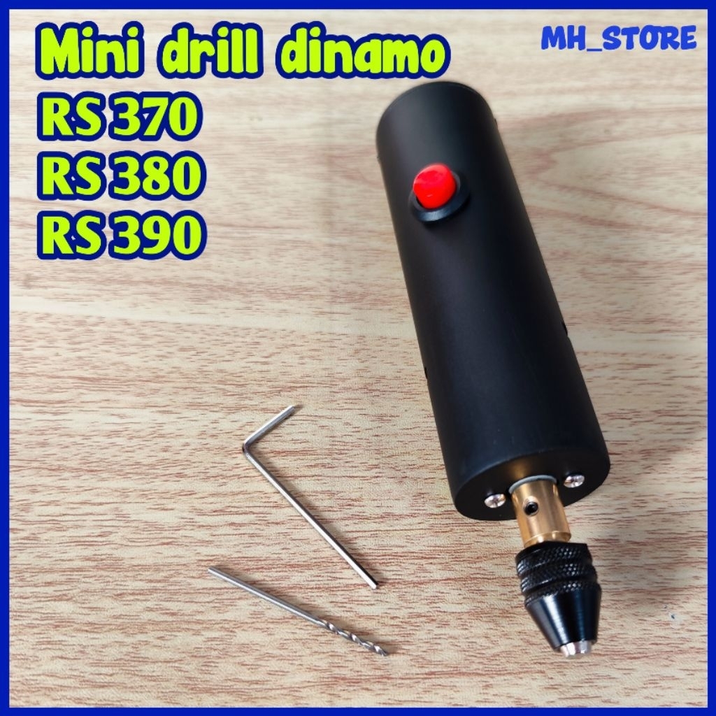 Bor mini rakitan dinamo 12V rs 370 rs 380 rs 390 multifungsi