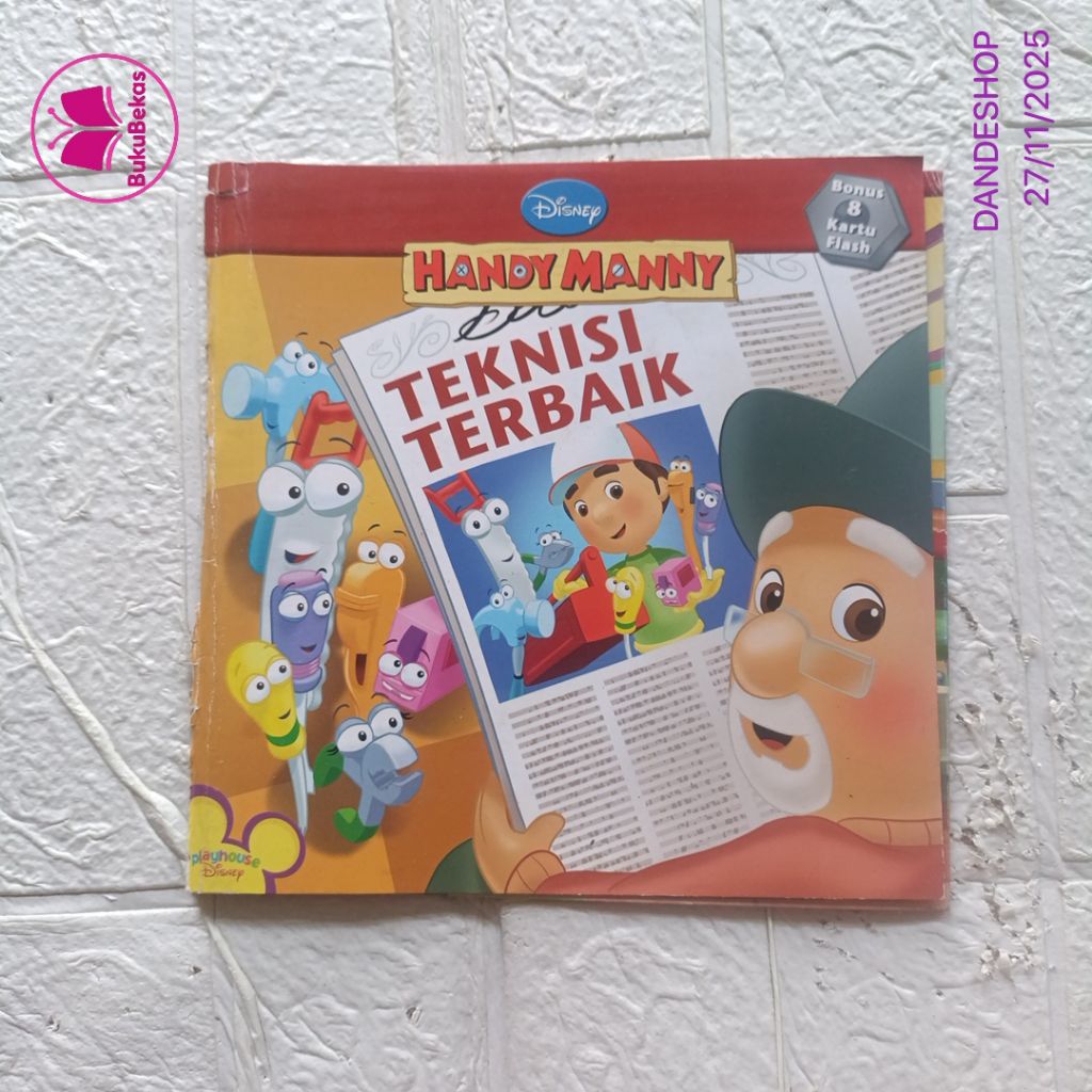 Disney Handy Manny - Teknisi Terbaik - Buku Cerita Anak Bekas Preloved