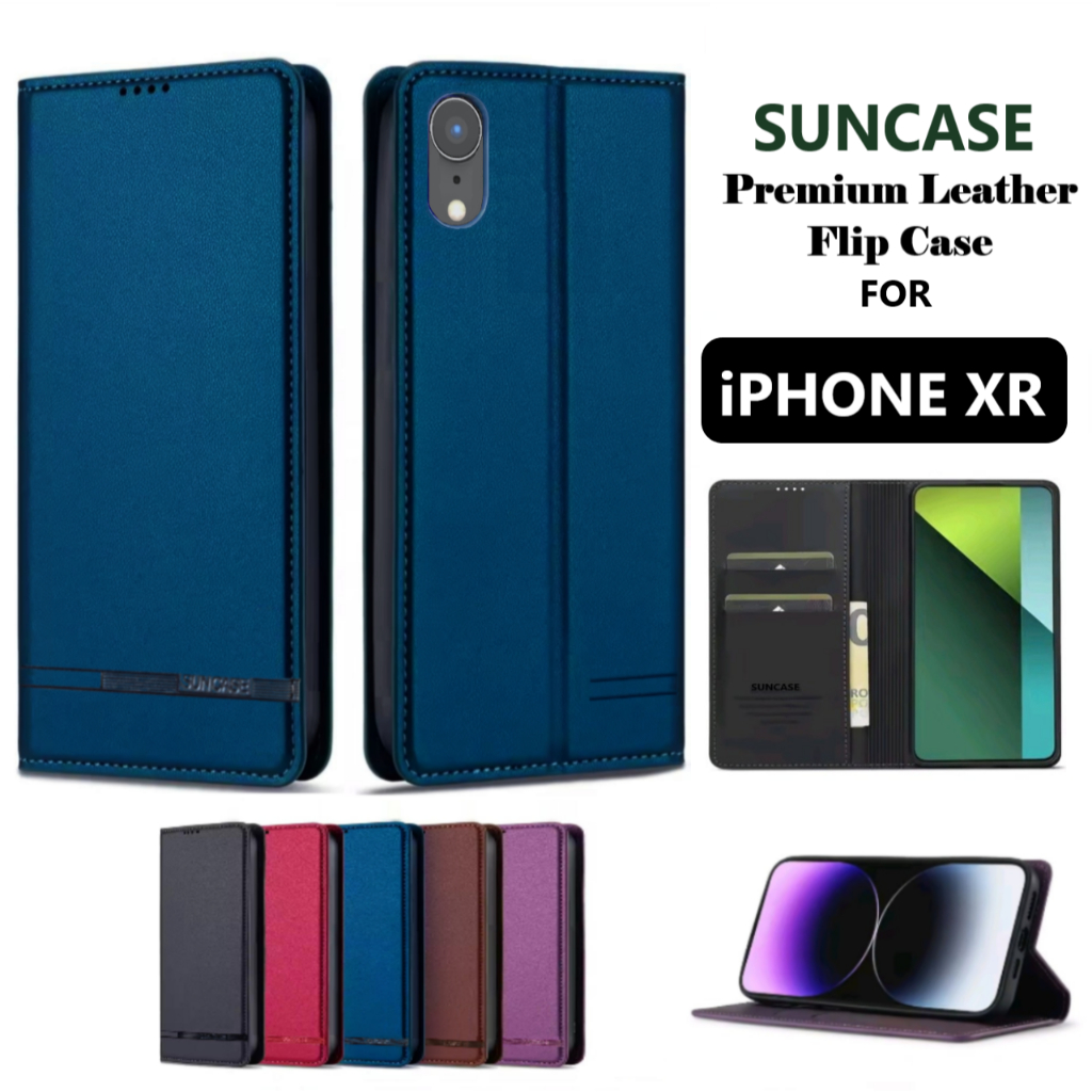 case hp for iPHONE XR Premium flip wallet Flip case Magnet Casing flip cover silikon dompet handphon