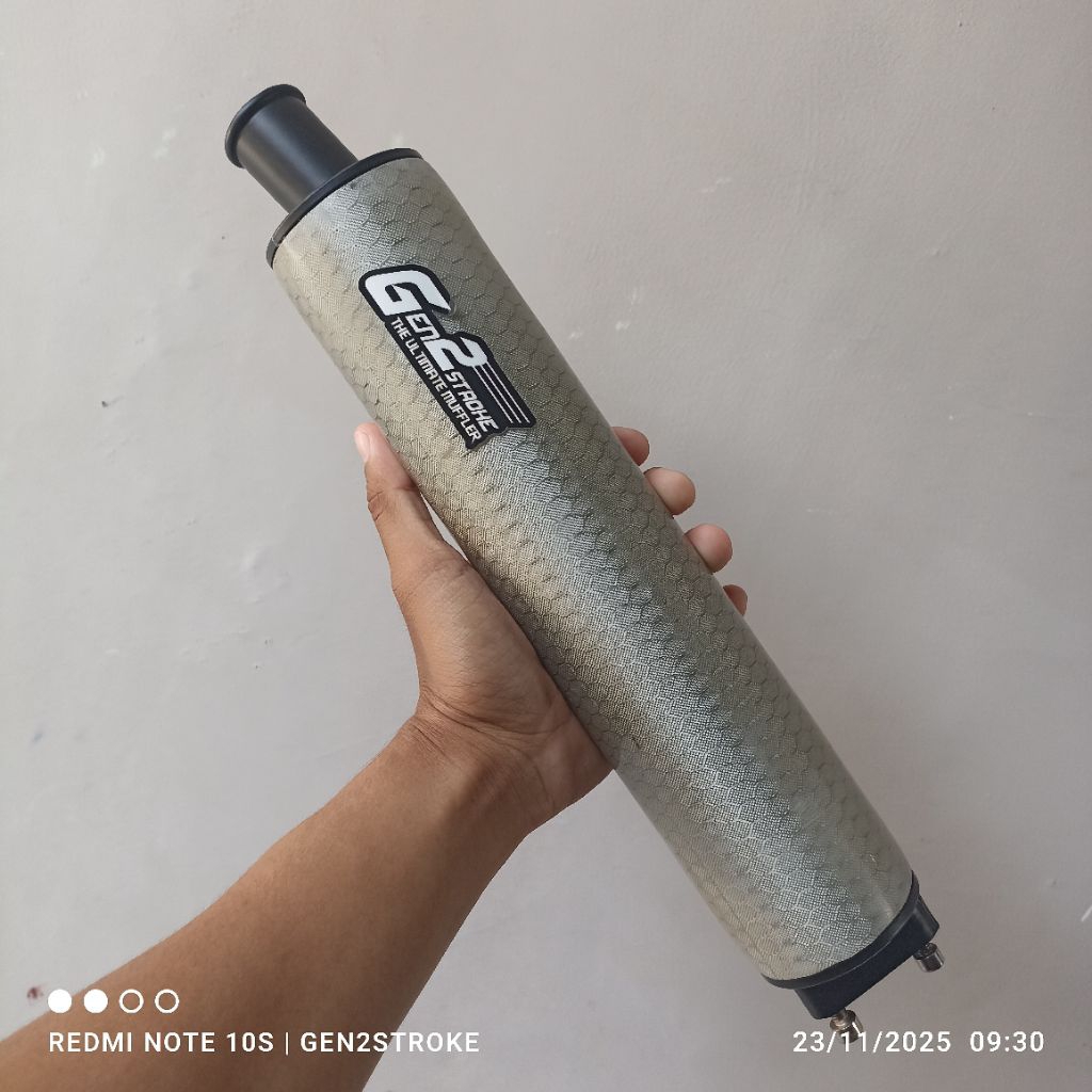 TUTUP SILENCER KNALPOT RACING NINJA MODEL TYGA BLACK COATING