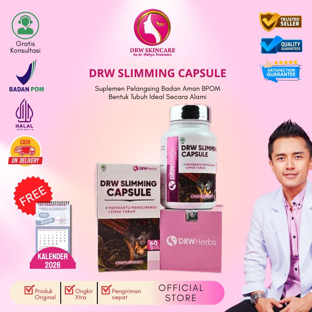 DRW Slimming Capsule Original — Suplemen Pelangsing Aman BPOM by dr. Wahyu Triasmara