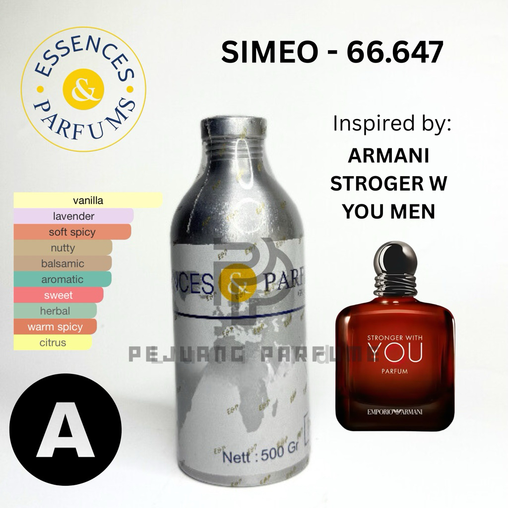 BIBIT SIMEO 66.647 ESSENCES GRADE A | INSPIRED BY STROGER WITH YOU MEN | 100% BIBIT ESSENCES 100ml R