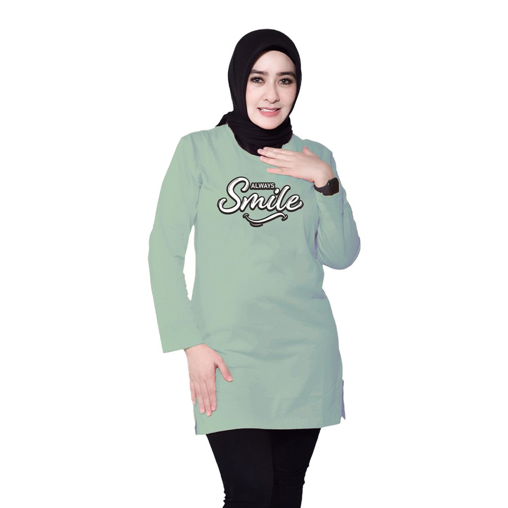 Tunik Kaos wanita/Tunik Kaos Kekinian/Tunik Kaos Jumbo/Tunik Kaos/tshirt wanita