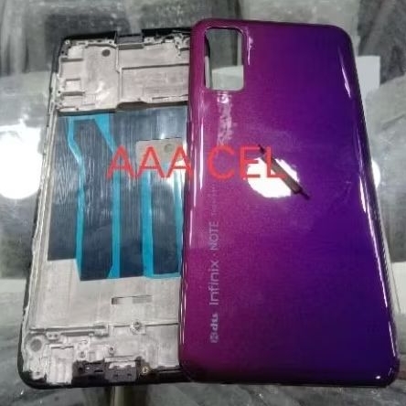 kesing housing casing full set infinix note 7 lite frame + backdoor