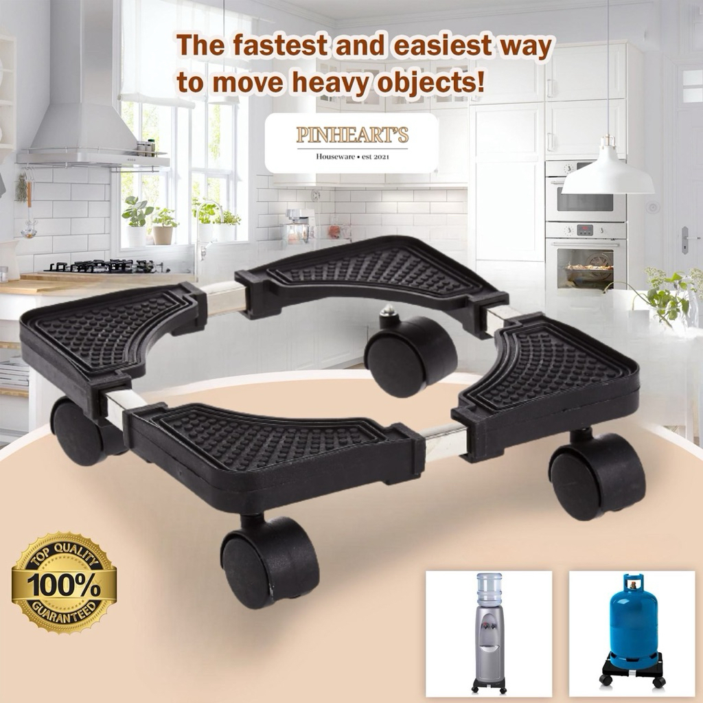 RAK RODA KULKAS / ALAS MESIN CUCI DAN ALAS KULKAS TAHAN KARAT DAPAT DISESUAIKAN / KAKI MESIN CUCI