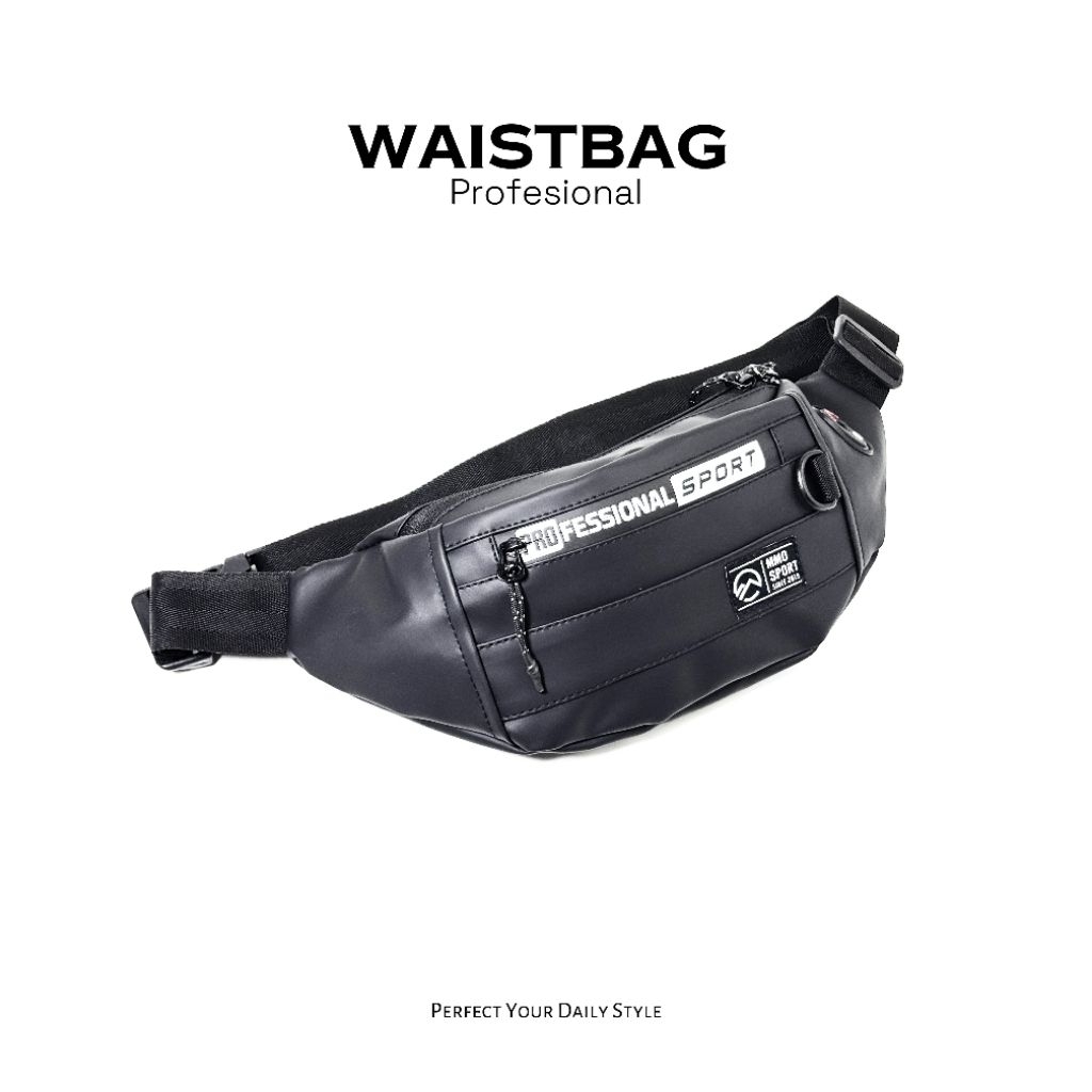 Tas Selempang Pria Waistbag Profesional Waterproof Clasic Distro By MmoSport